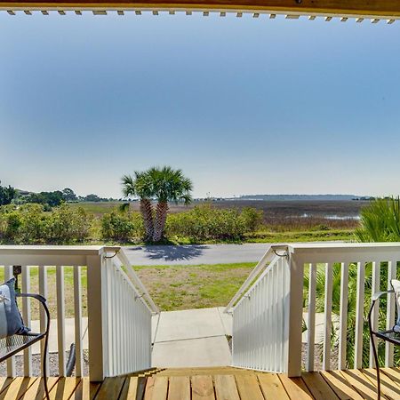 Harbor Island Condo With Deck - Steps To Beach! Oceanmarsh Subdivision ภายนอก รูปภาพ