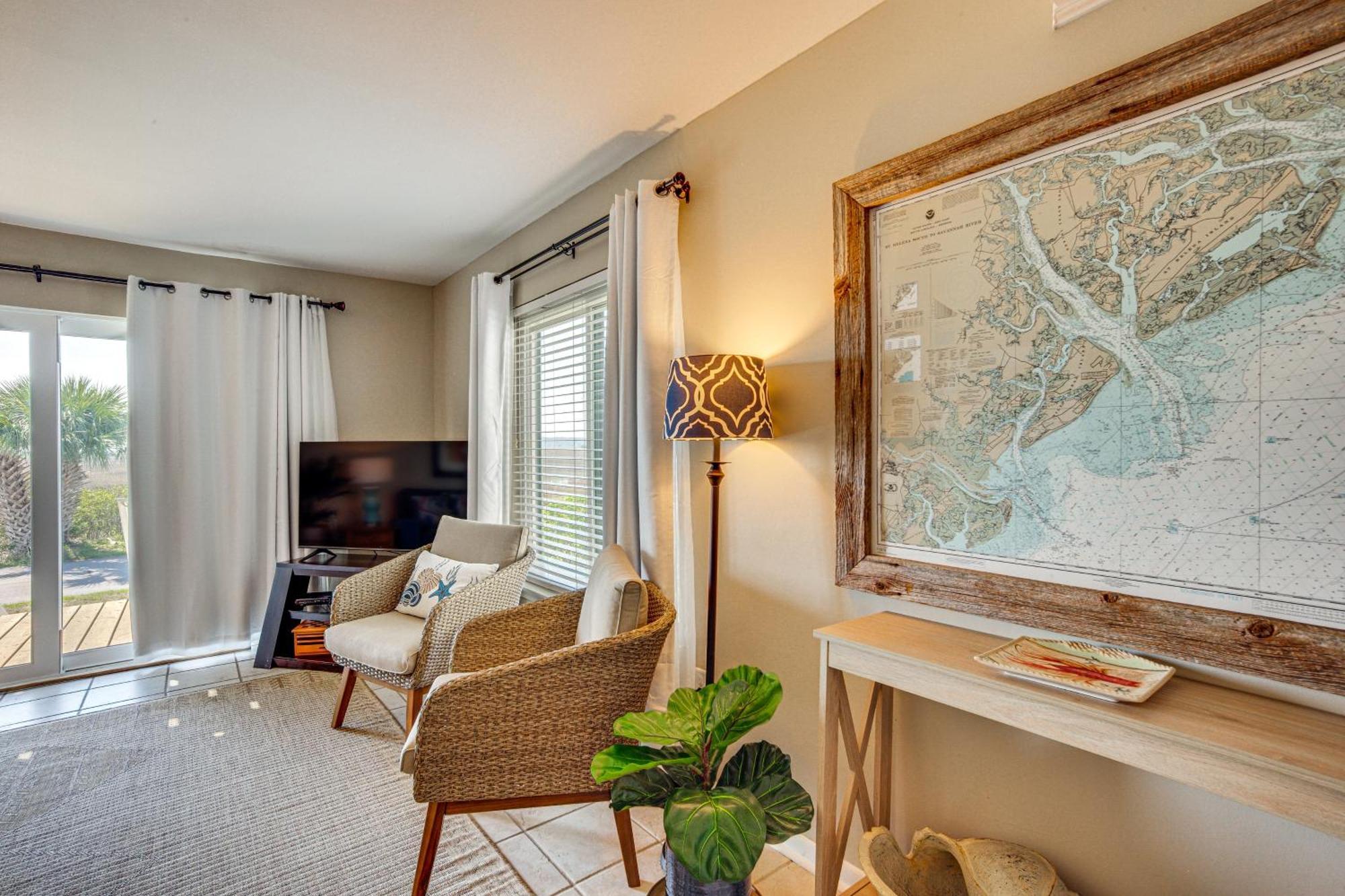 Harbor Island Condo With Deck - Steps To Beach! Oceanmarsh Subdivision ภายนอก รูปภาพ